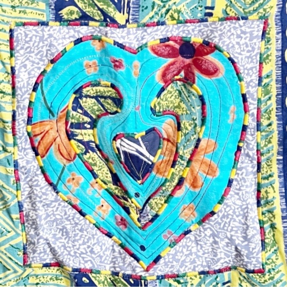 Vintage Y2K 90s Sandy Starkman Cottagecore Quilt Patchwork Jacket Blazer SZ M - Picture 11 of 14